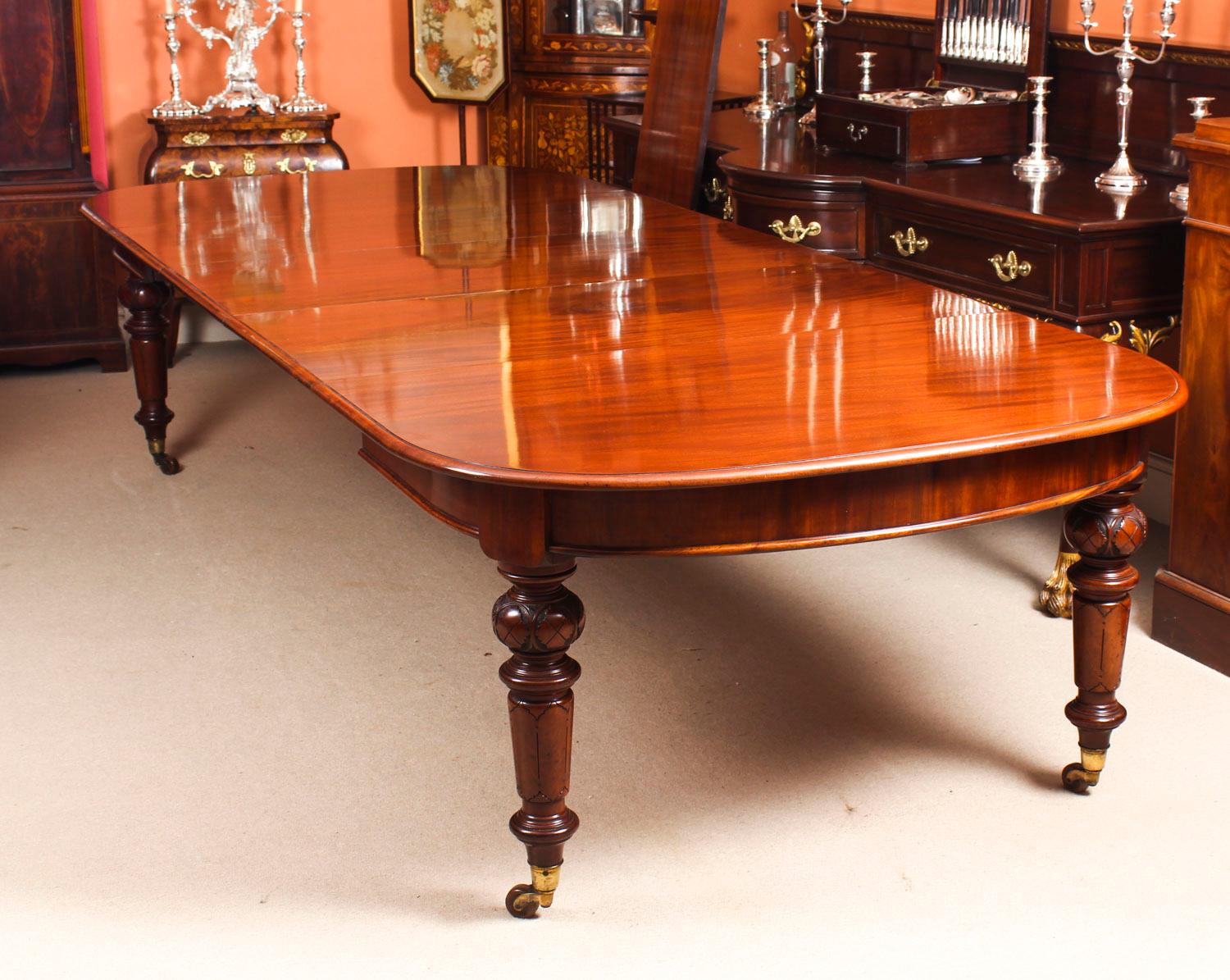 antique mahogany dining room set