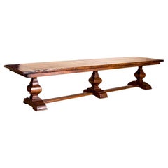 Antique French Dining Table Refectory Table