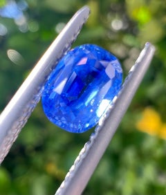 Antique 1.25ct No-Heat Cornflower Blue Kashmir Sapphire