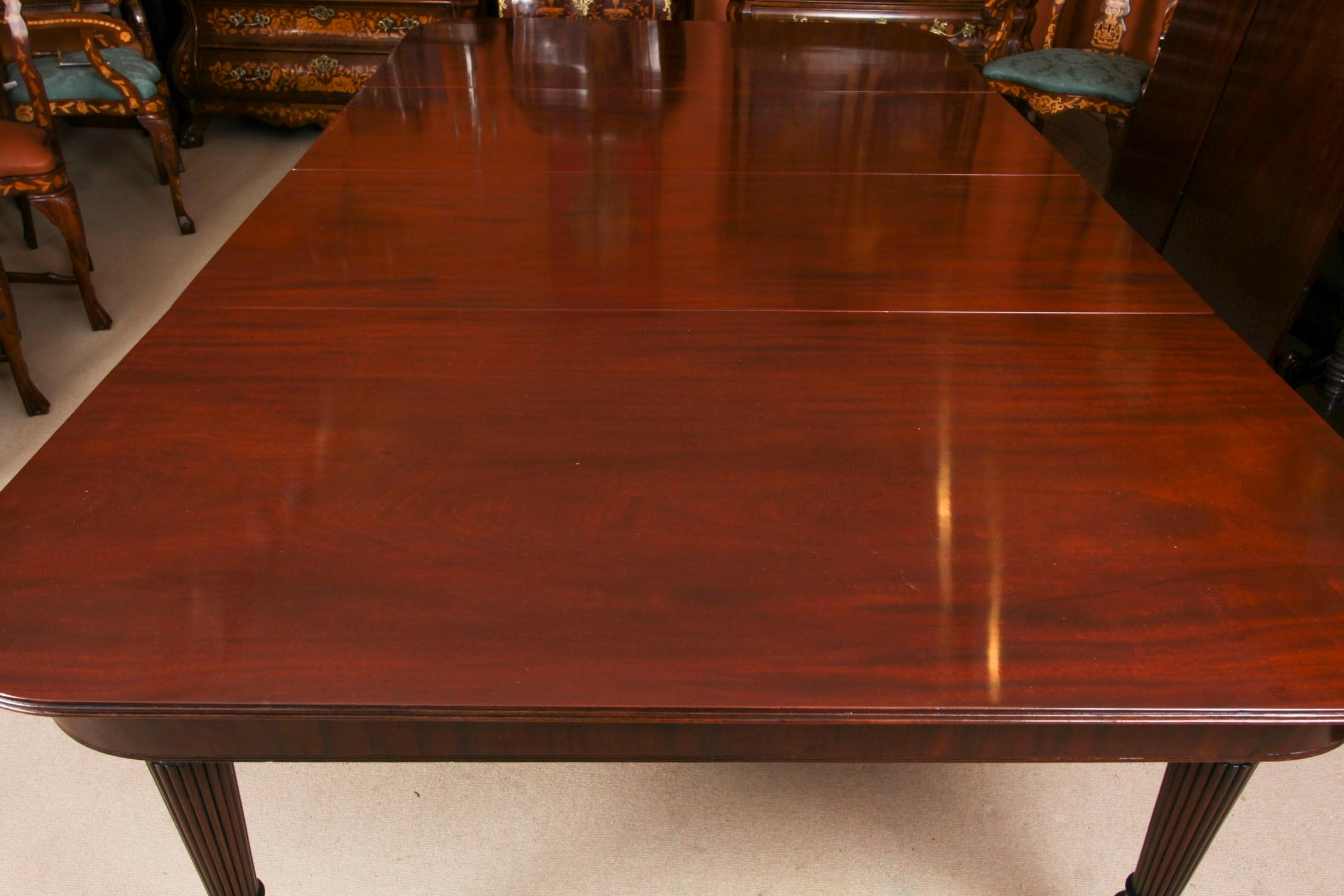 Antique 12ft Imperial Style Extending Dining Table 19th Century 3