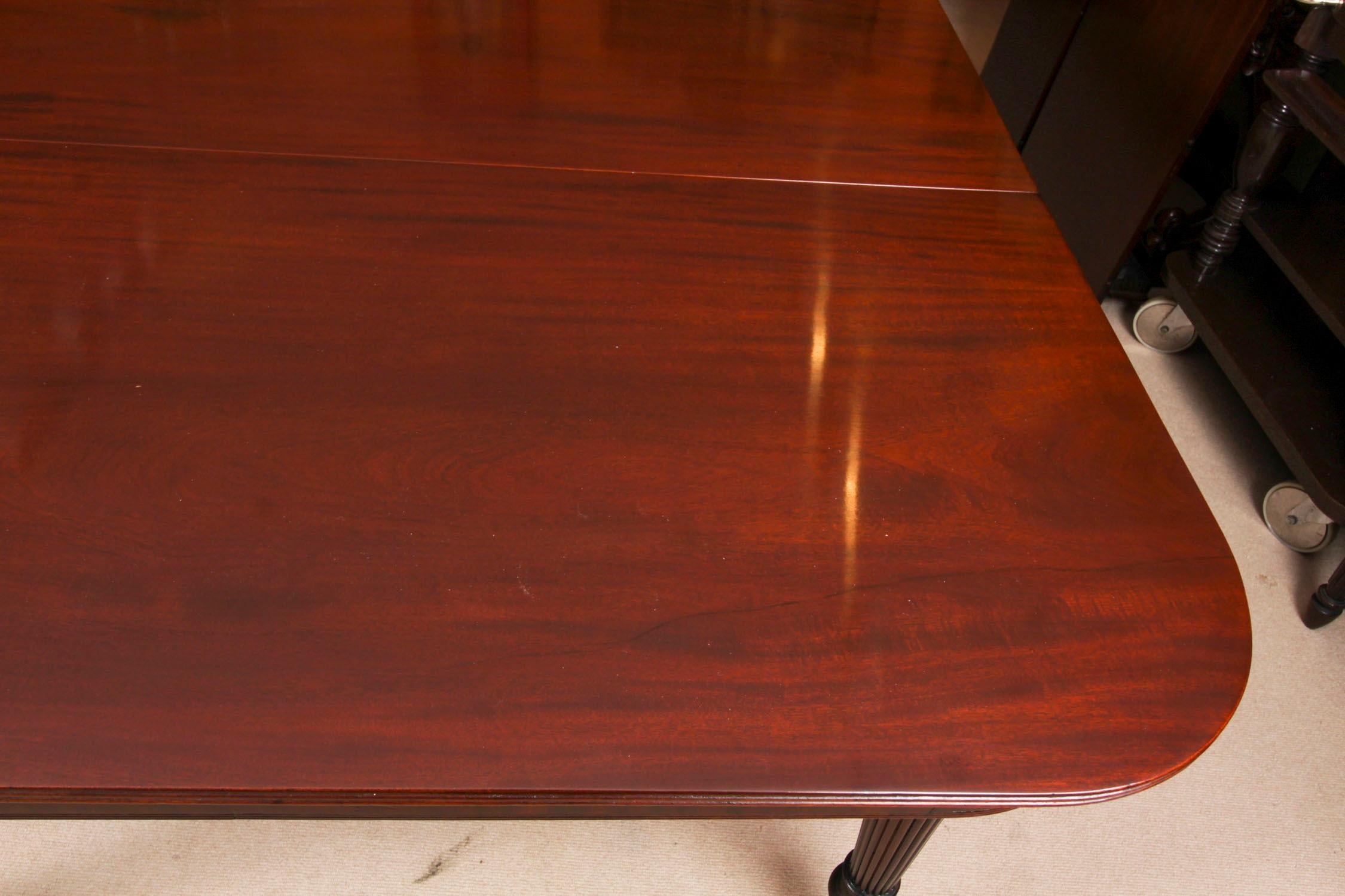 Antique 12ft Imperial Style Extending Dining Table 19th Century 4