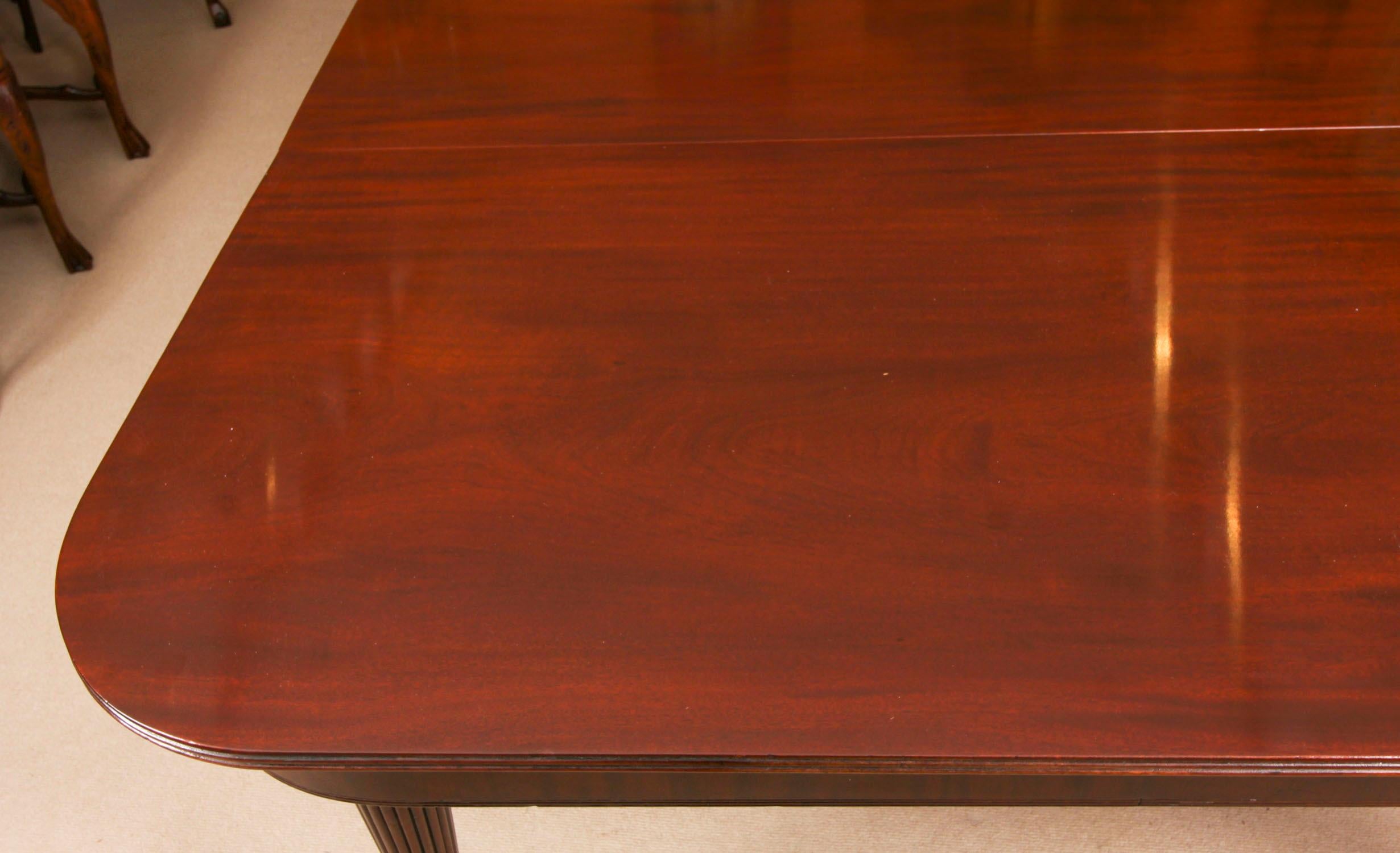 Antique 12ft Imperial Style Extending Dining Table 19th Century 5