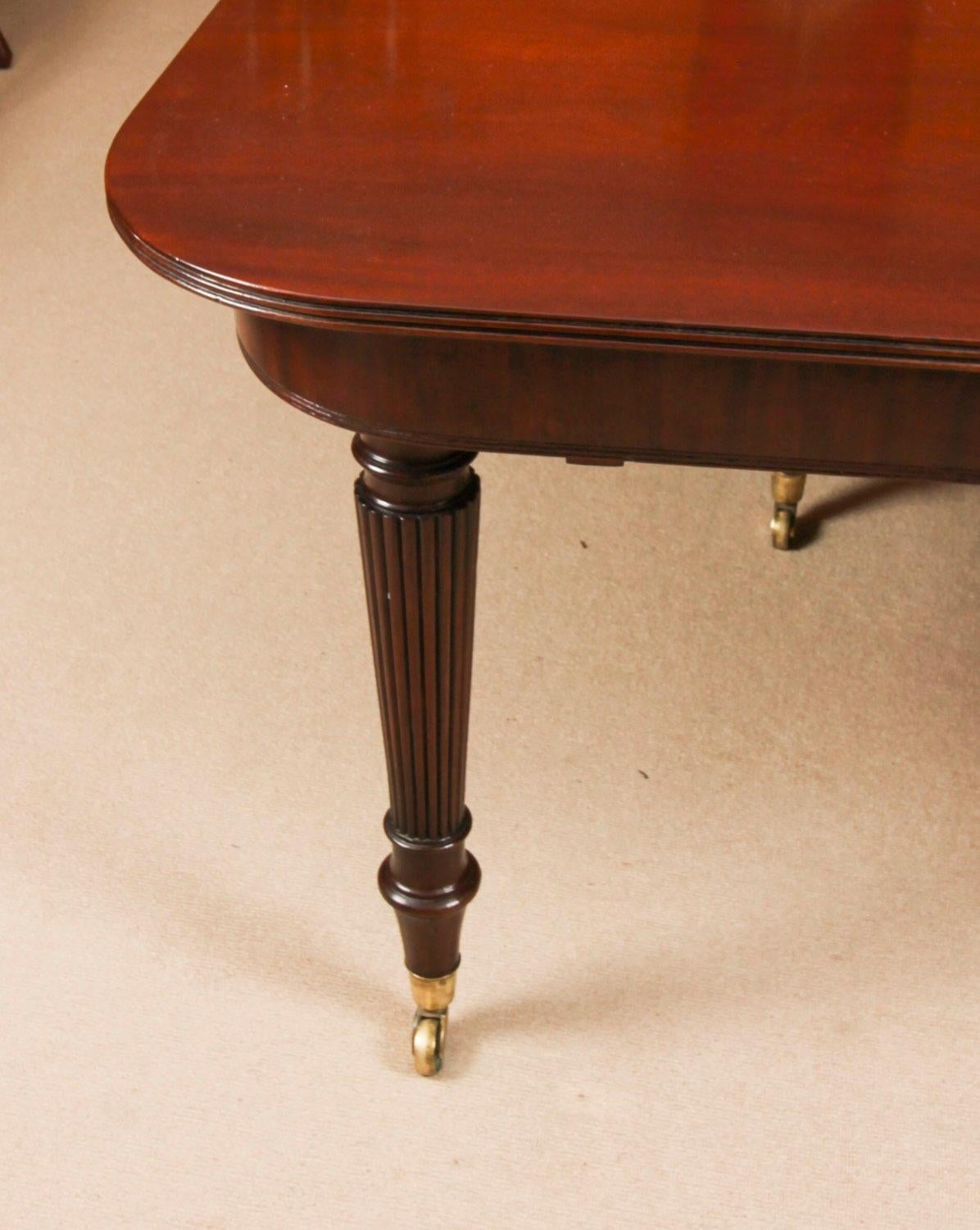 Antique 12ft Imperial Style Extending Dining Table 19th Century 8