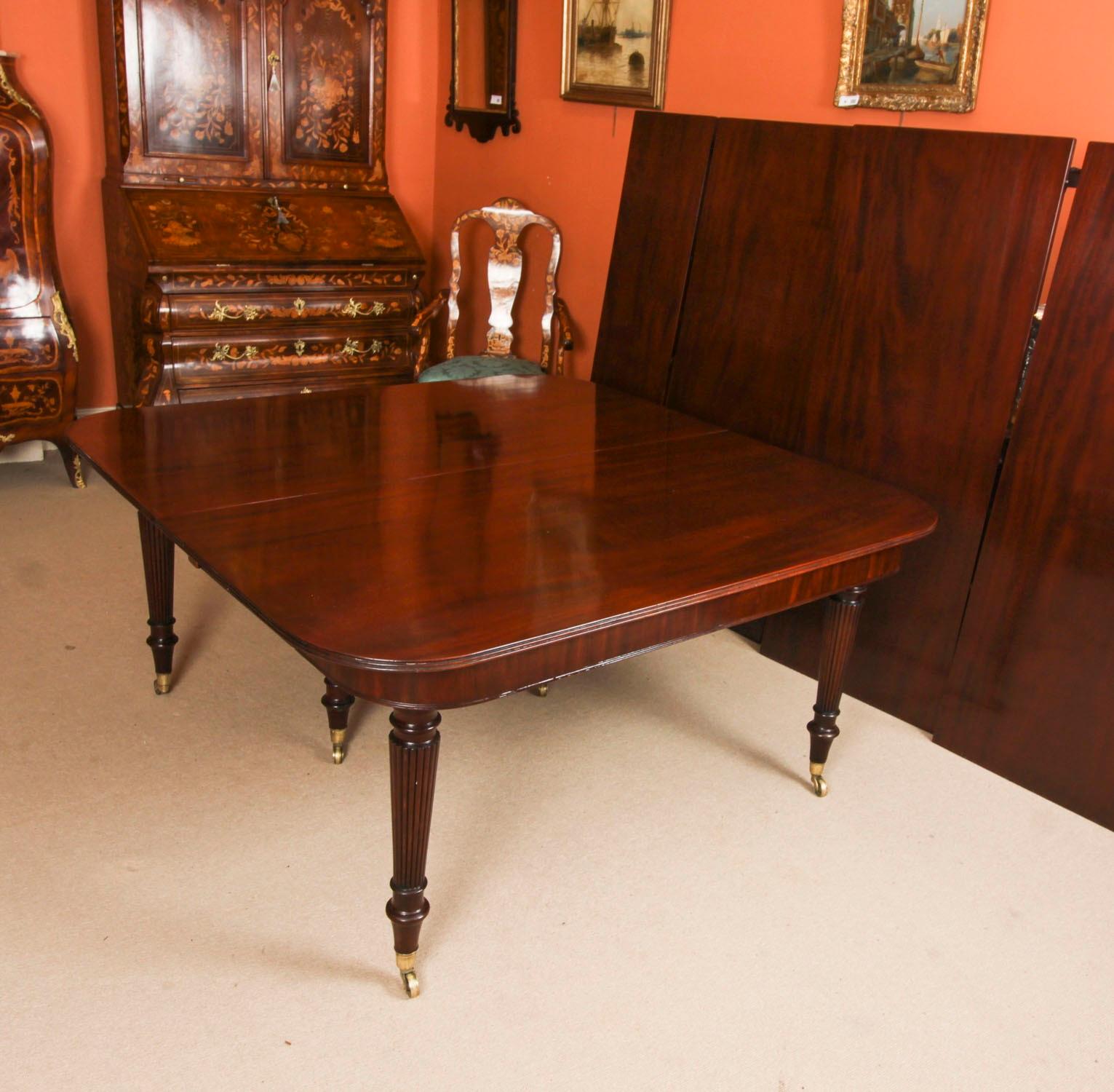 Antique 12ft Imperial Style Extending Dining Table 19th Century 1