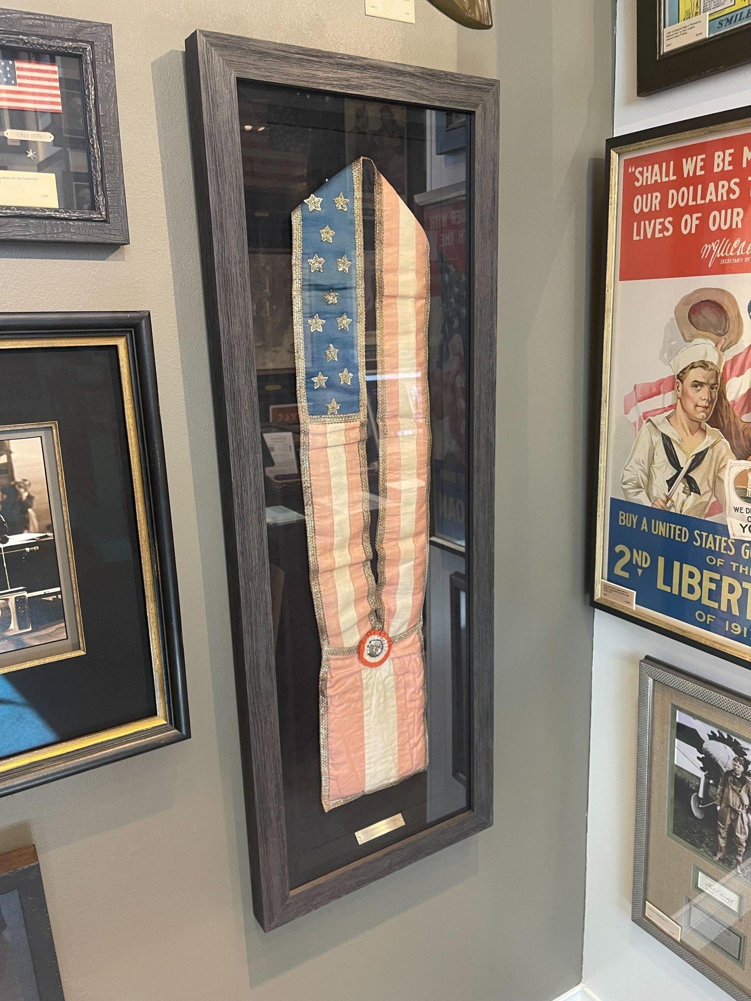 Antiguo fajín patriótico de 13 estrellas de Louis E. Stilz & Bros., finales del siglo XIX en venta 2