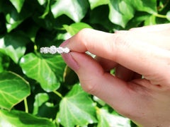 Antique 1.37 Carat Diamond and White Gold Five Stone Ring
