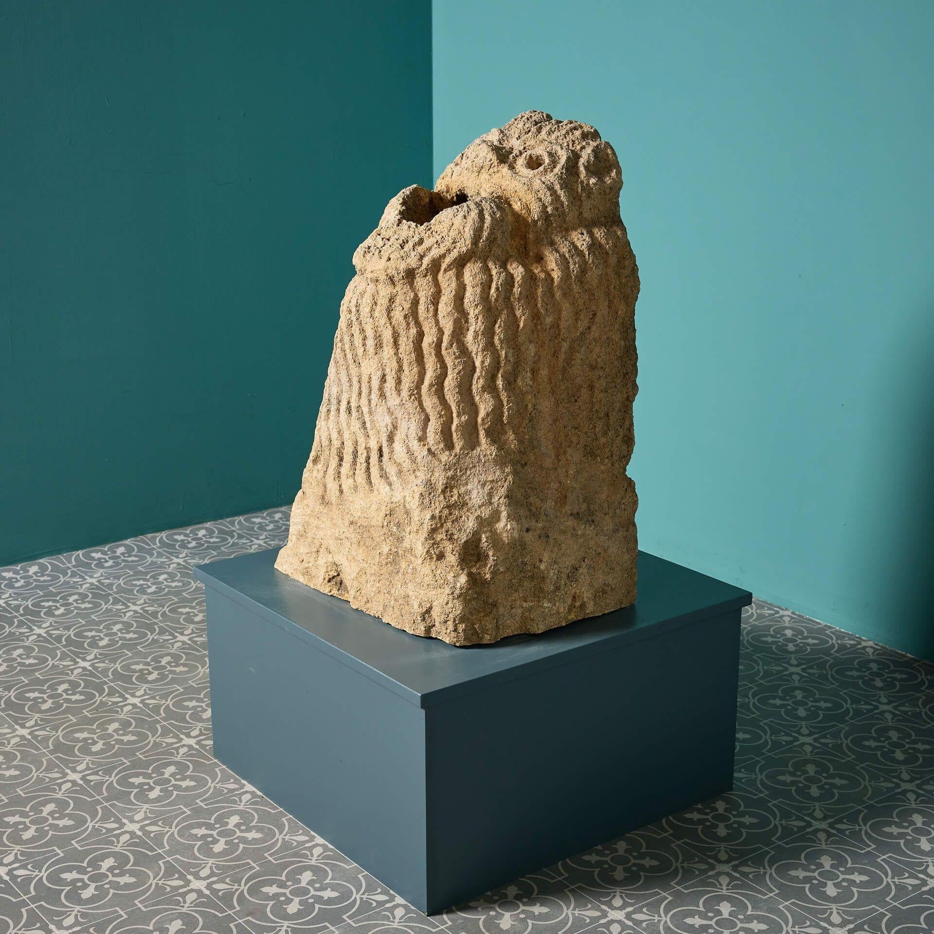 Ancienne gargouille médiévale en pierre sculptée des XIIIe et XIVe siècles État moyen - En vente à Wormelow, Herefordshire