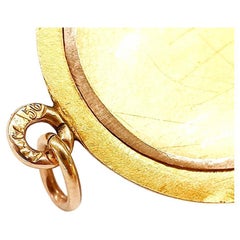 Antique Russian Gold Locket Pendant