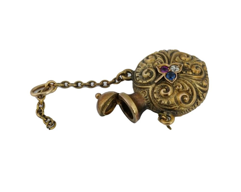 sapphire perfume charm