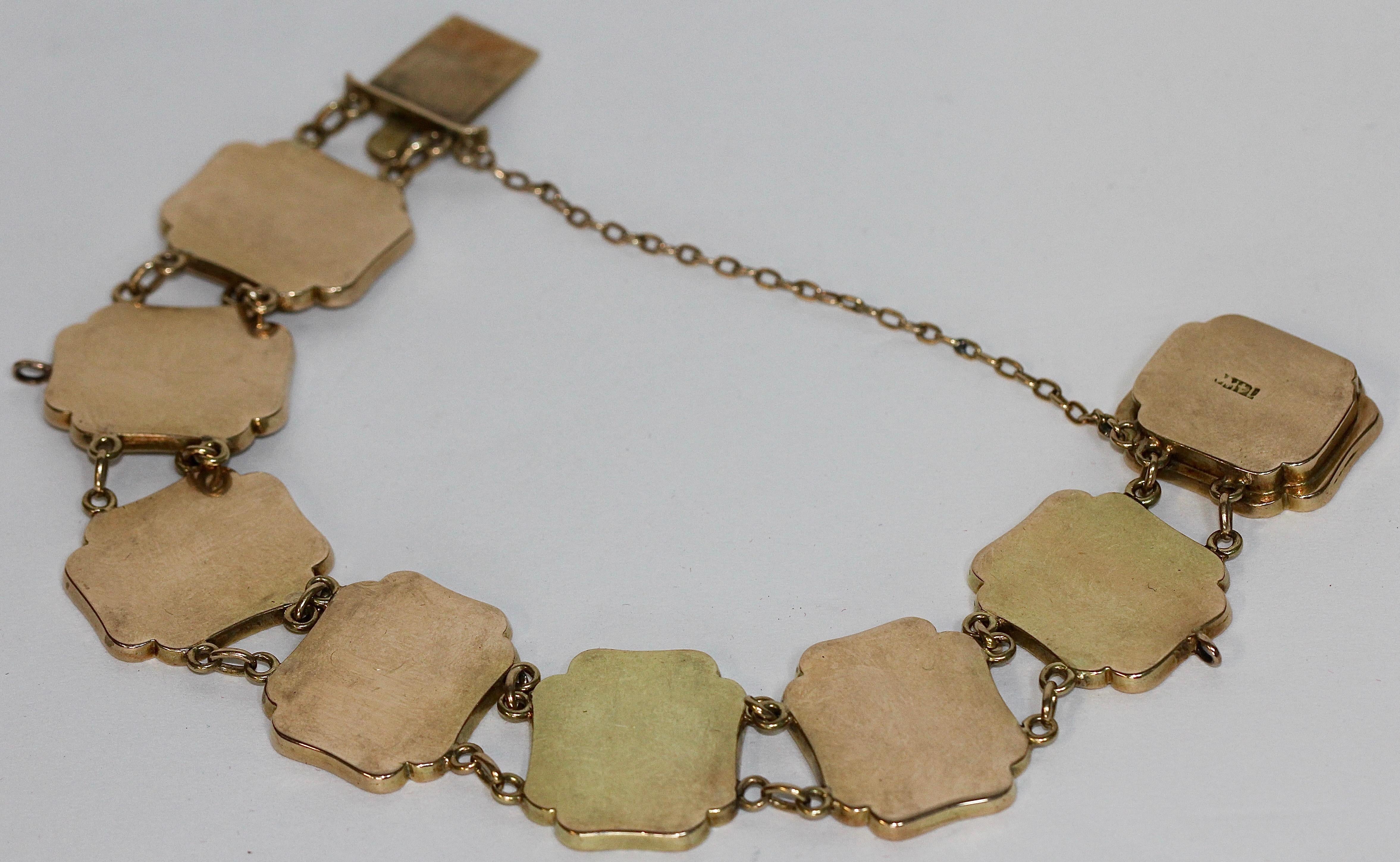 gold chinese bracelet