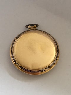 Antique 14 Karat Gold and Enamel Dress / Pocket Watch