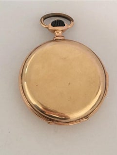 Antique 14 Karat Gold Full Hunter LeCoultre & Co. Minute Repeater Pocket Watch