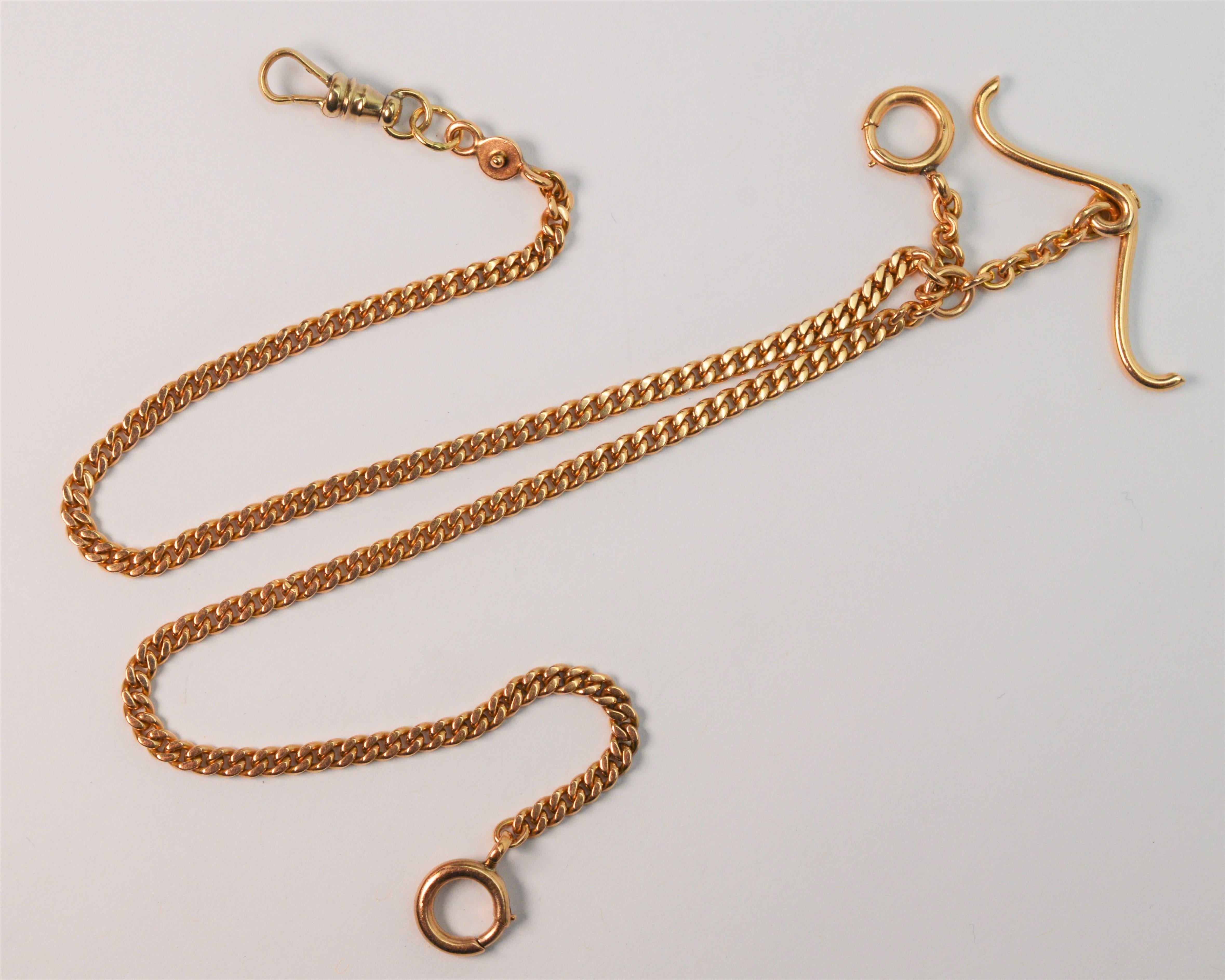 solid gold watch chain