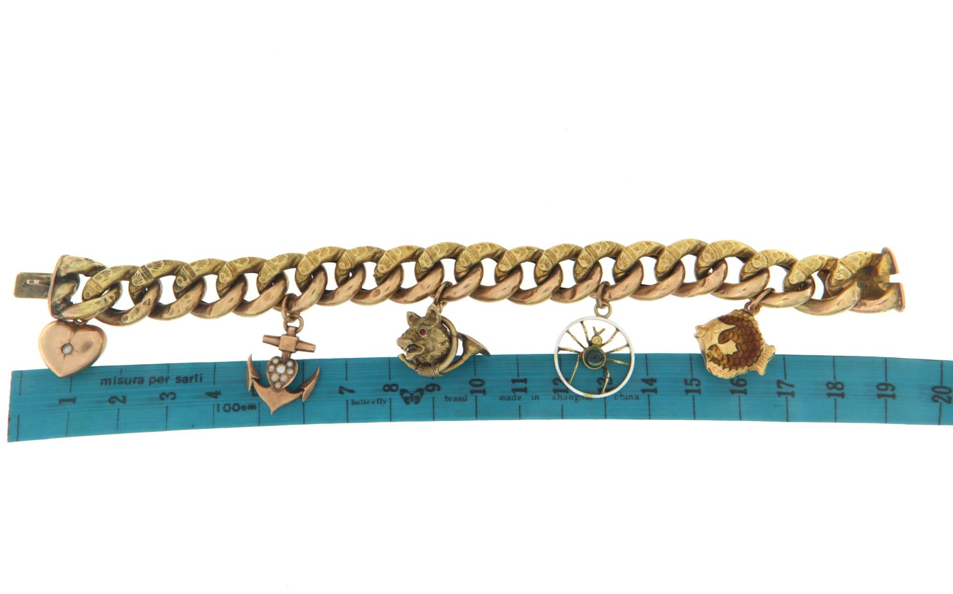 Antique 14 Karat Yellow Gold Cuff Bracelet 2