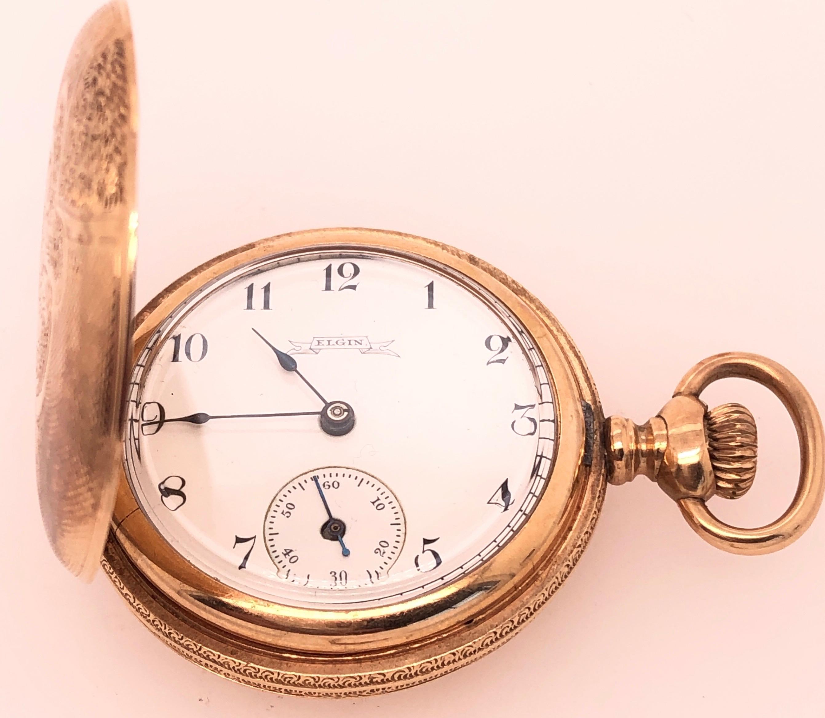 14k elgin pocket watch