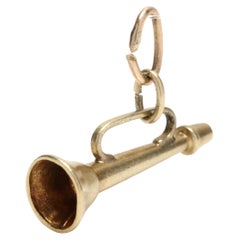 Antique 14 Karat Yellow Gold Fog Horn Charm