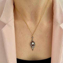 Antique 1.40 carat Diamond Pendant, ca. 1900