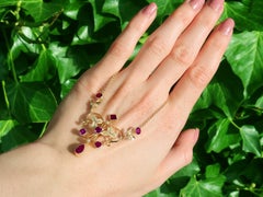 Antique 1.45 Carat Amethyst and Seed Pearl Yellow Gold Necklace