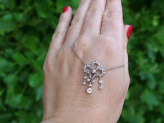 Antique 1.48 Carat Diamond Yellow Gold Pendant, circa 1900