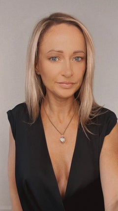 Antique 14ct Gold 1920’s Swallow Heart Pendant