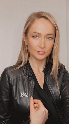 Antique 14ct Gold Edwardian Floral Enamel & Diamond Bow Brooch