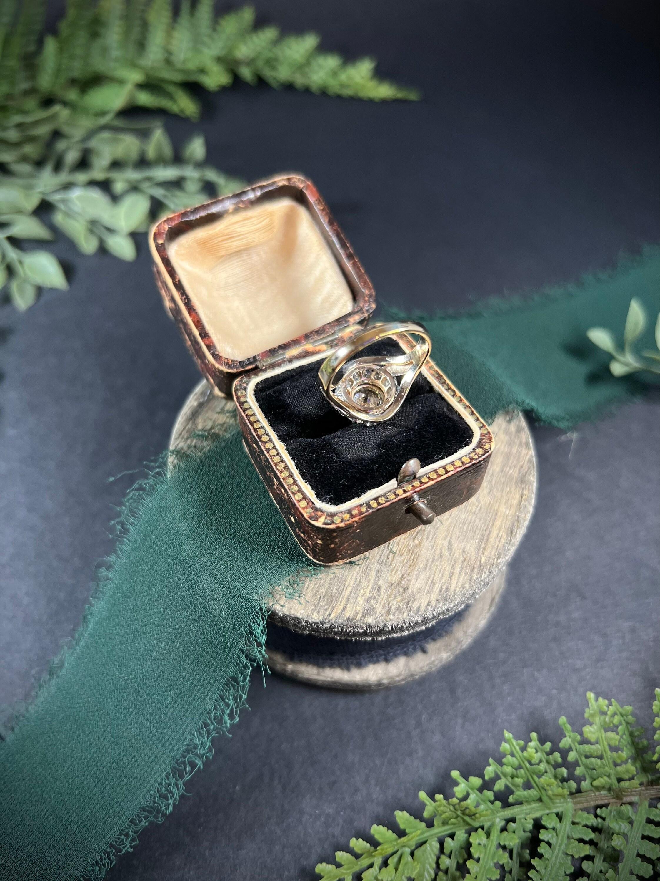 Antik 14ct zwei Farbe Gold viktorianischen Diamant-Cluster-Ring für Damen oder Herren im Angebot