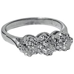 Antique 14 Karat Diamond Ring, circa 1930