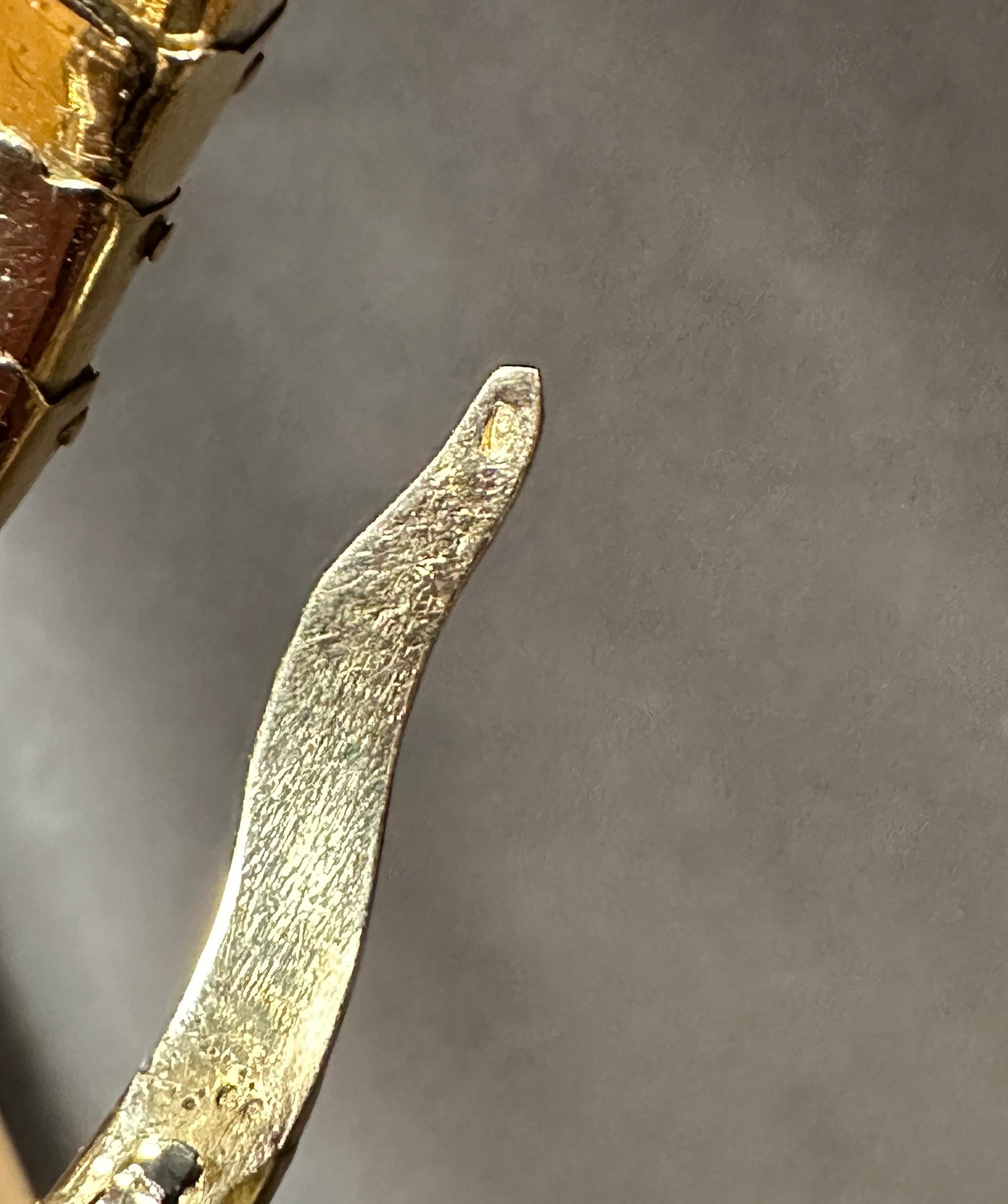 Antique 14K Gold  Articulated Snake Bracelet  In Good Condition For Sale In Norwood, NJ