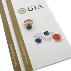Antique 14k Gold GIA Burma No Heat Star Ruby & Sapphire Bypass Cocktail Ring