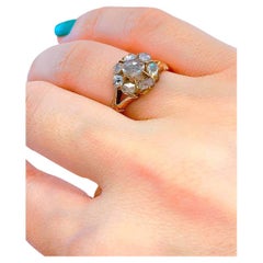 Antique Rose Cut Diamond Gold Ring