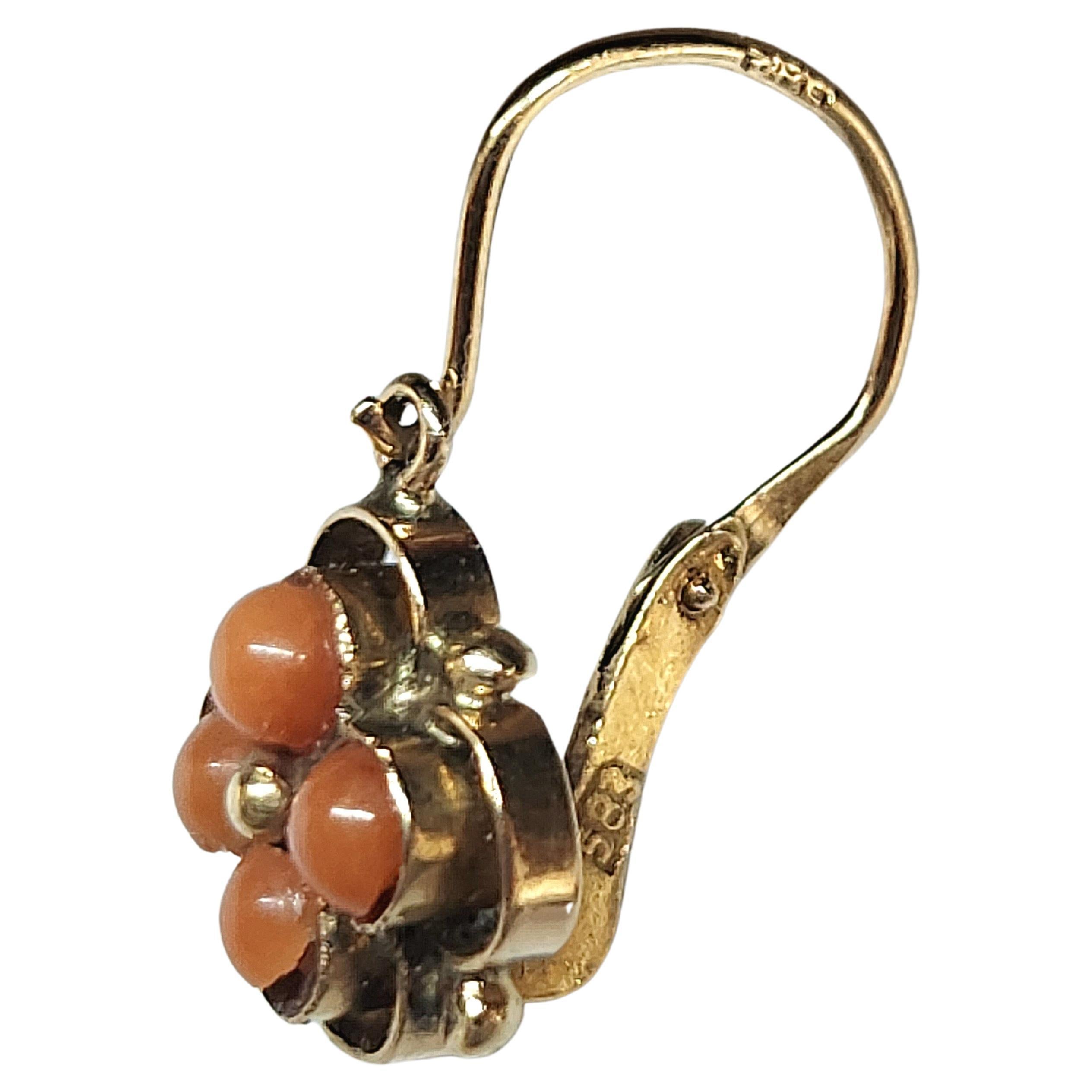 antique 14k gold earrings