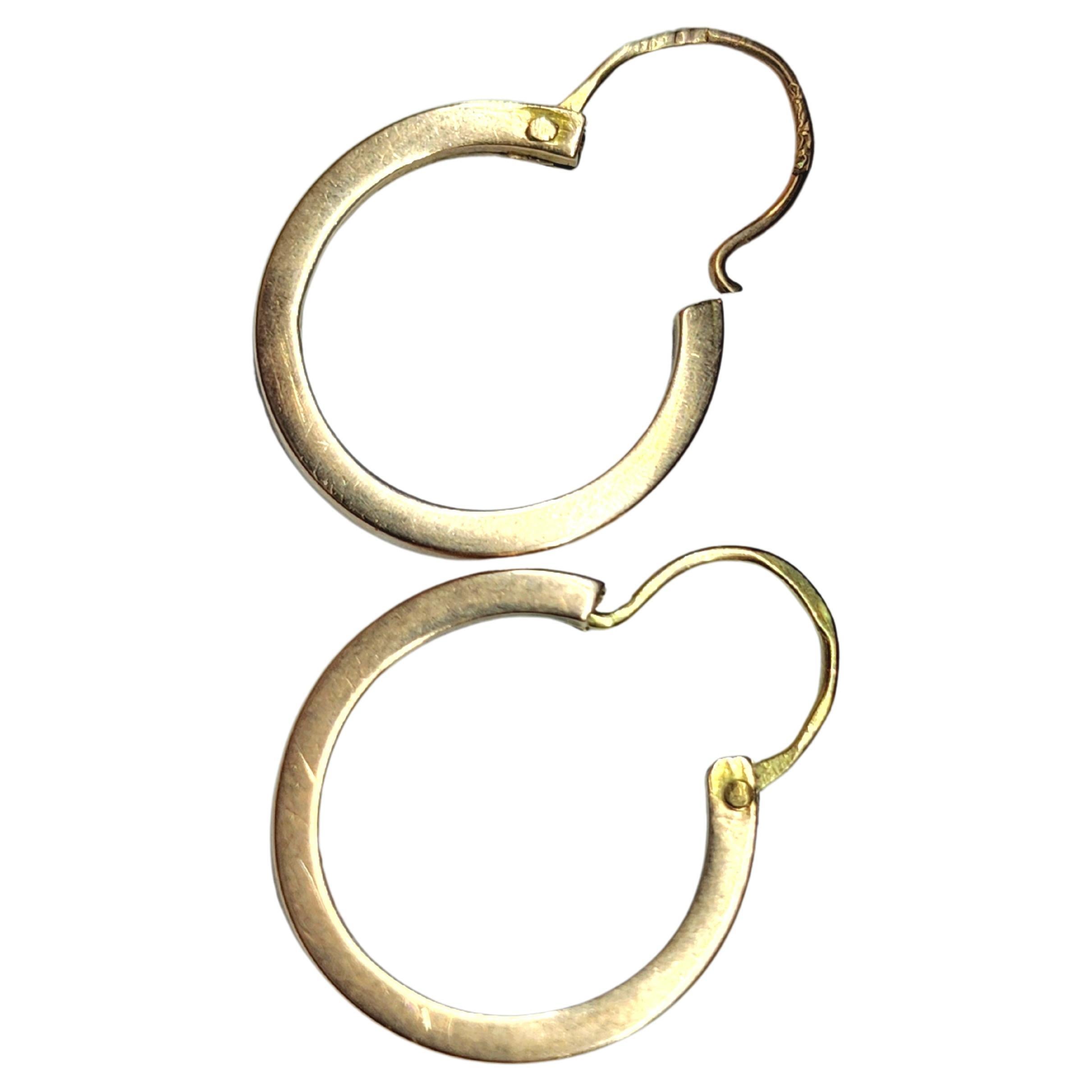 antique hoop earrings