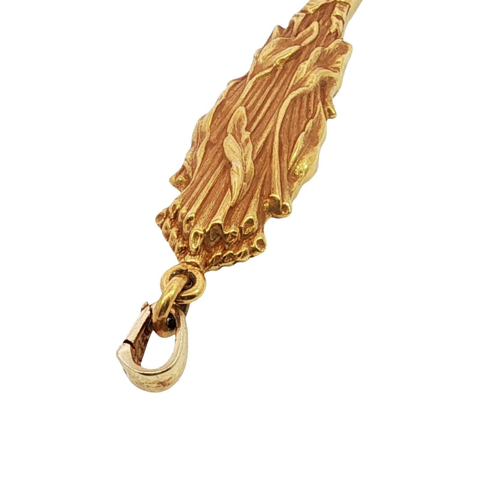 Antique 14K Lorgnette Lecteurs Motif Floral Art Nouveau Or Jaune en vente 3