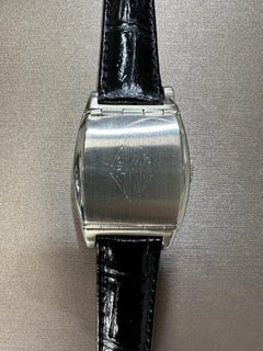 Antique 14k White Gold Hamilton Mechanical Flintridge Flip Hidden Watch Ref. 414