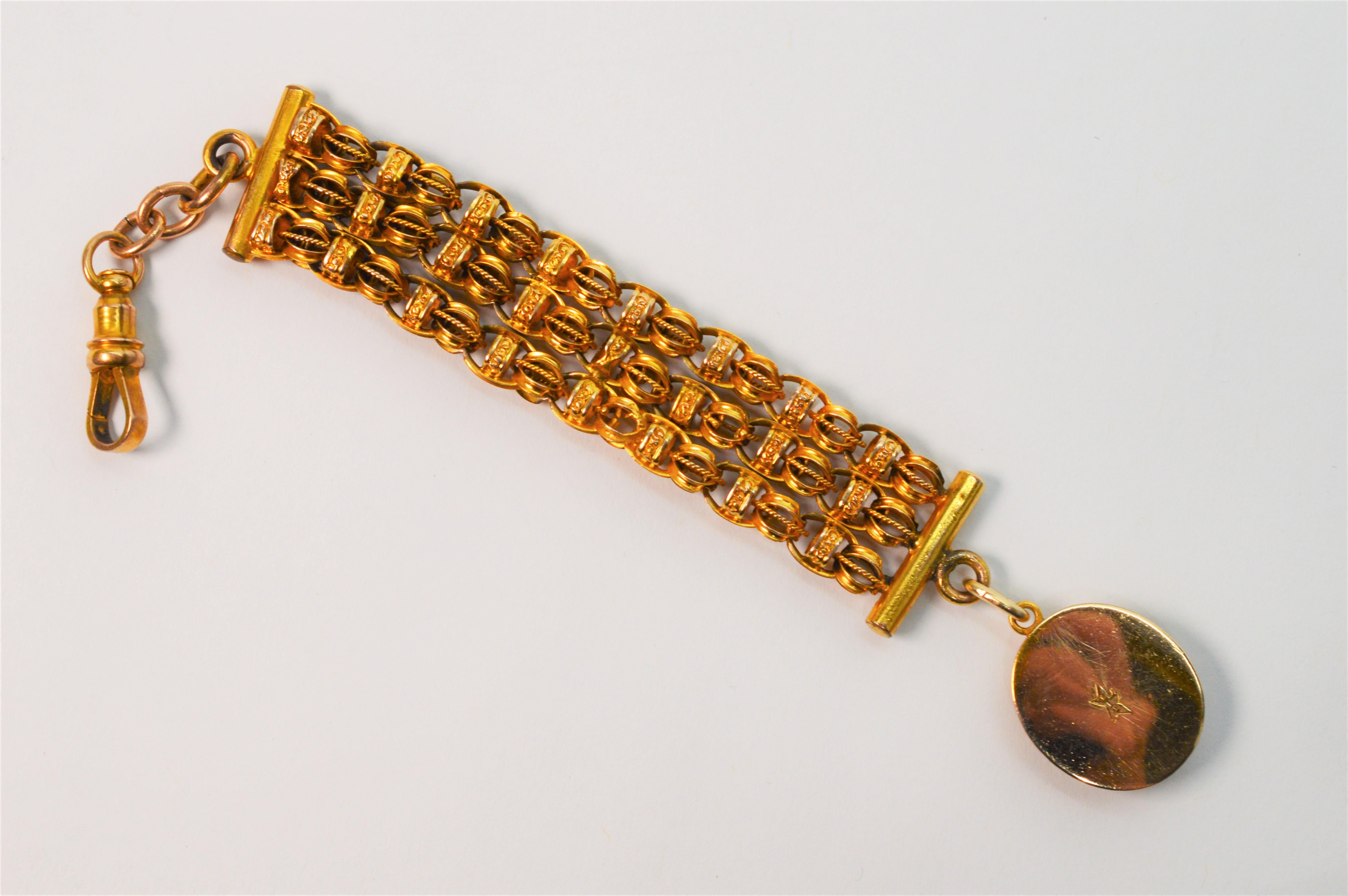 pocket watch fob charm
