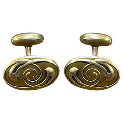Antique 14K Yellow Gold Victorian Cufflinks