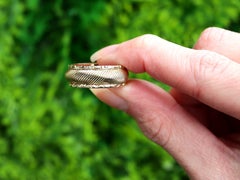Antique 14k Yellow Gold Wedding Band / Ring Circa 1820