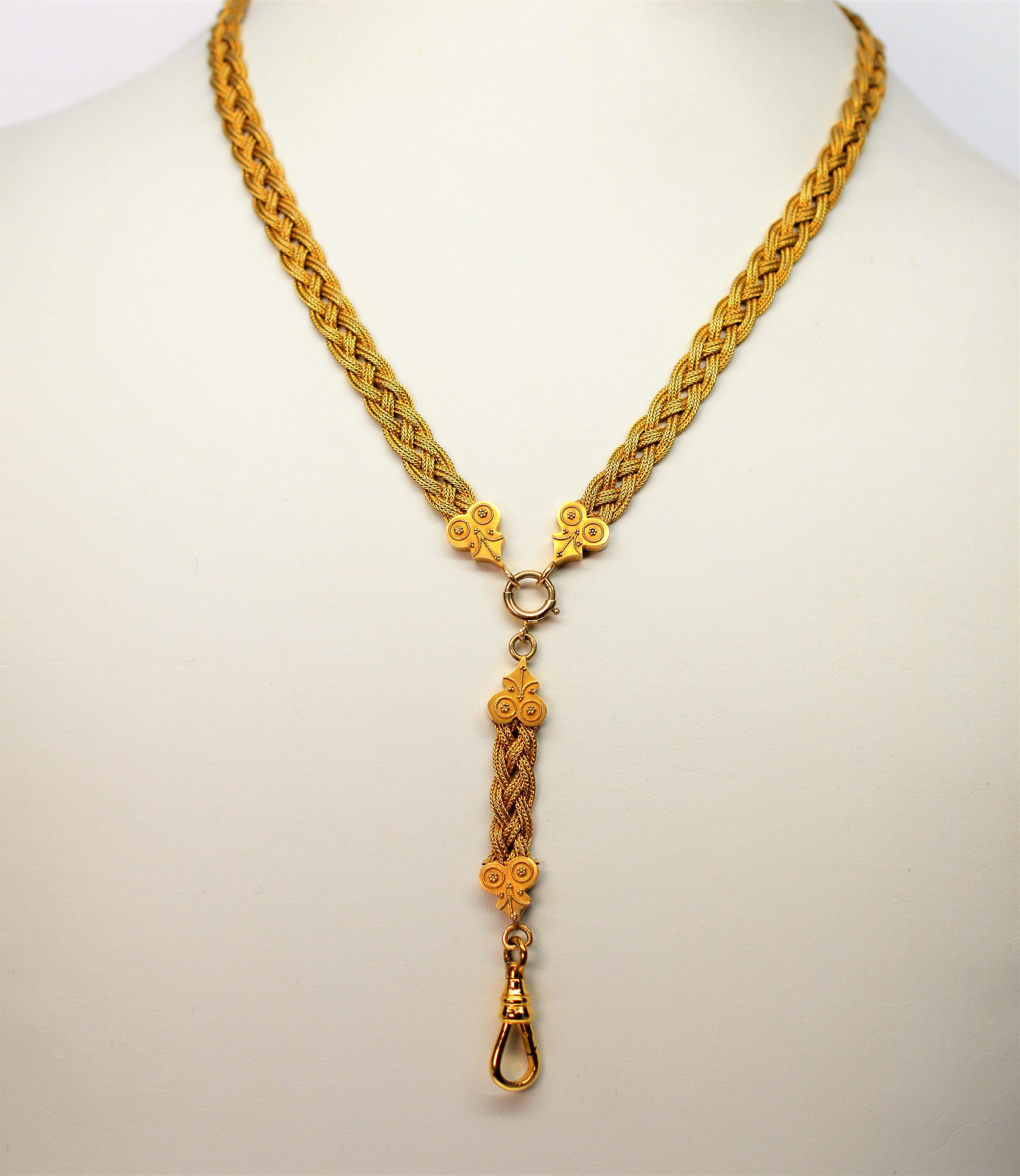 gold chain id lanyard