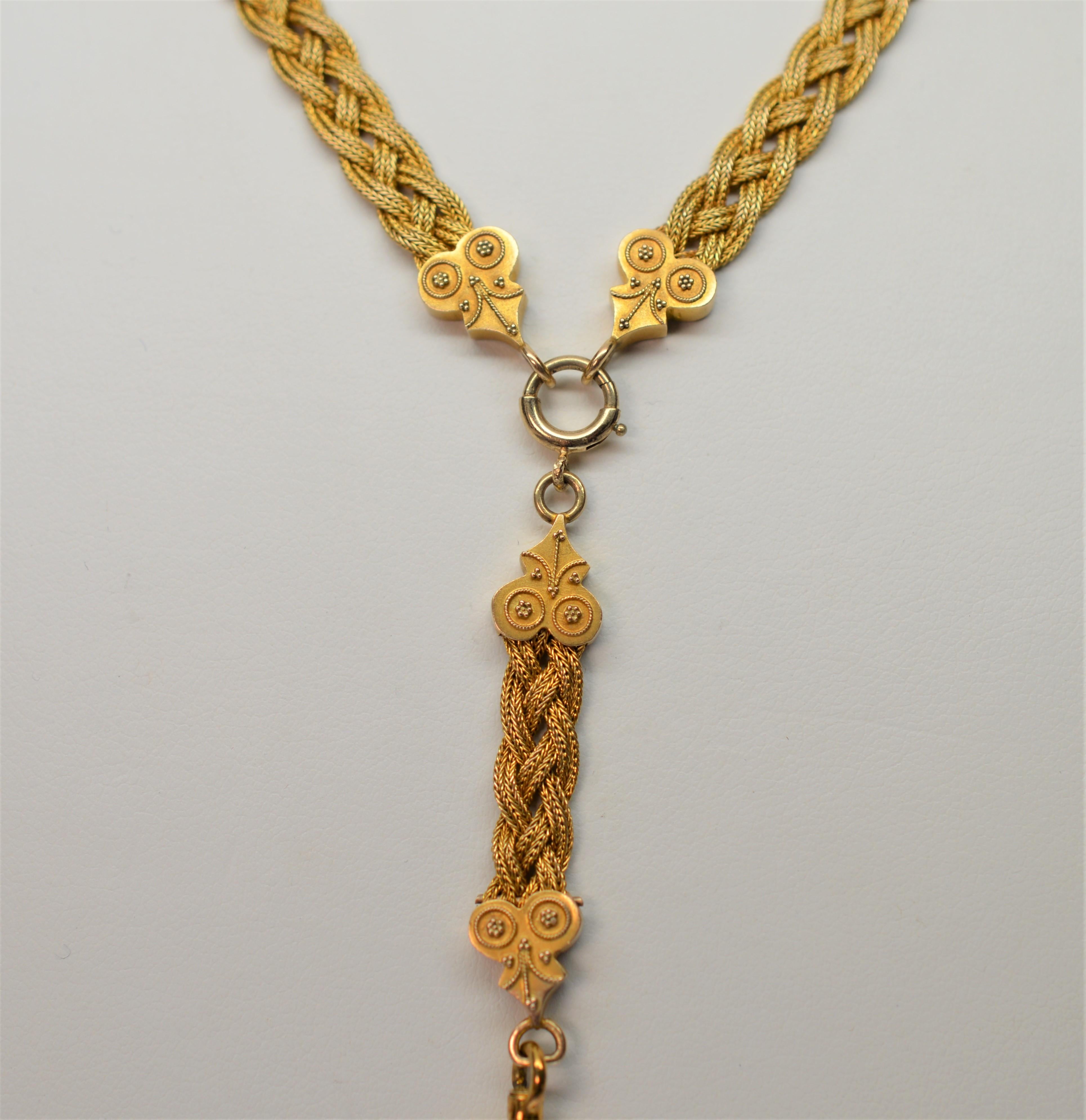 gold lanyard necklace