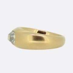 Antique 1.54 Carat Old Cut Diamond Ring