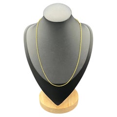 Antique 15ct Gold 17.5 Inch Edwardian Belcher Link Necklace