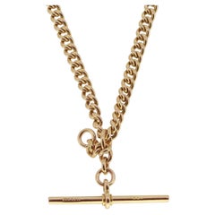 Antique 15ct Gold Albert Chain Necklace