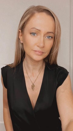 Antique 15ct Gold Art Nouveau Edmond-Henri Becker Ornate Cherub Portrait Pendant