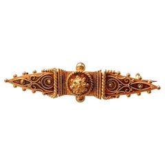 Spilla antica in oro 15ct