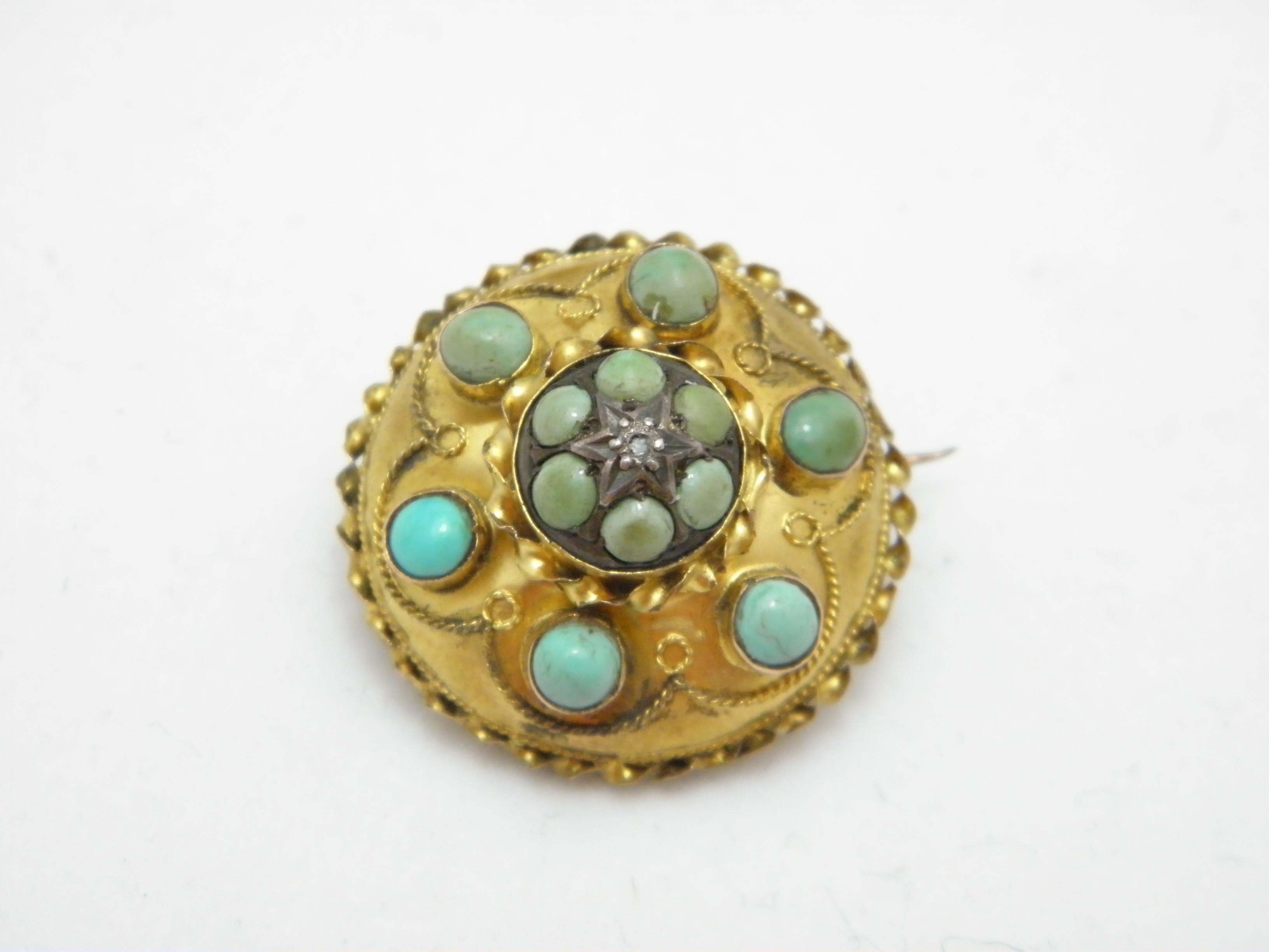 Si vous êtes arrivé sur cette page, vous avez l'œil pour la beauté.

On vous propose ce magnifique bracelet

Target en or 15 carats avec turquoise naturelle, broche en relief

DÉTAILS
Matériau : 15 carats (625/000) Or jaune massif et lourd
Style :