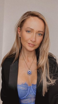 Antique 15ct Gold Edwardian Guilloche Enamel & Seed Pearl Locket Pendant