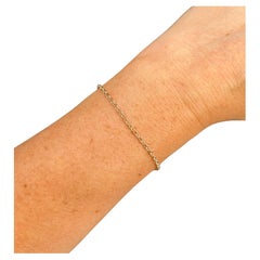 Bracciale antico in oro 15 ct. con chiusura ad anello eduardiano A Link