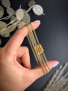Antique 15ct Gold Georgian Cantanile Chain Bracelet