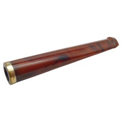 Antike 15 Karat Roségold Kirsche Bernstein Zigarrenhalter 625 Purity Cheroot Boxed