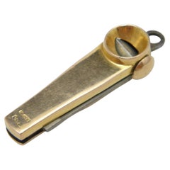 Antike schwere antike 15 Karat Roségold Zigarrenschliff 625 Reinheit 17,4g c1891 Chester Fob
